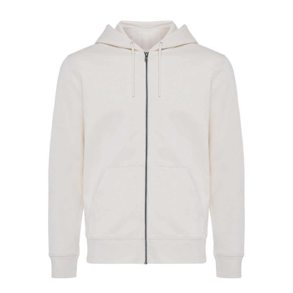 Bluza z kapturem z bawełny z recyklingu Iqoniq Abisko P051938X neutralny