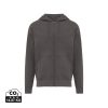 Bluza z kapturem z bawełny z recyklingu Iqoniq Abisko P051938X anthracite