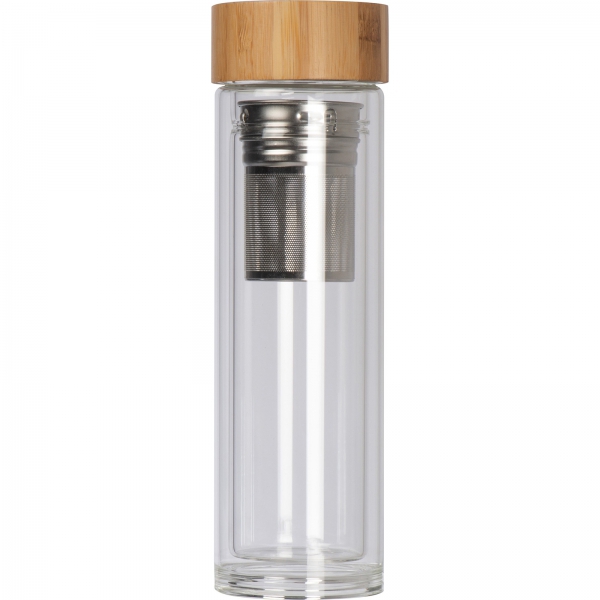 Butelka szklana termiczna 420 ml P086182K