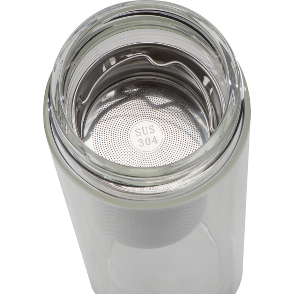 Butelka szklana termiczna 420 ml P086182K