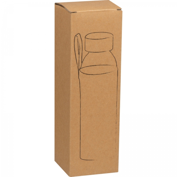 Butelka szklana z pokrowcem 500 ml P086626K