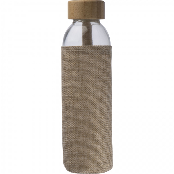 Butelka szklana z pokrowcem 500 ml P086626K