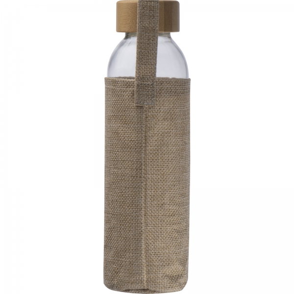 Butelka szklana z pokrowcem 500 ml P086626K