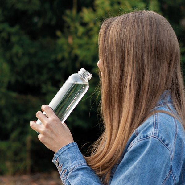 Butelka szklana z pokrowcem 500 ml P086626K