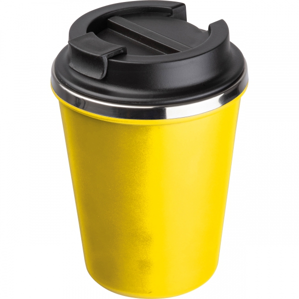 Kubek termiczny 350 ml P101927K żółty