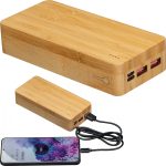 Power bank 20000 mAh bambusowy P085629K