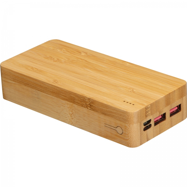 Power bank 20000 mAh bambusowy P085629K