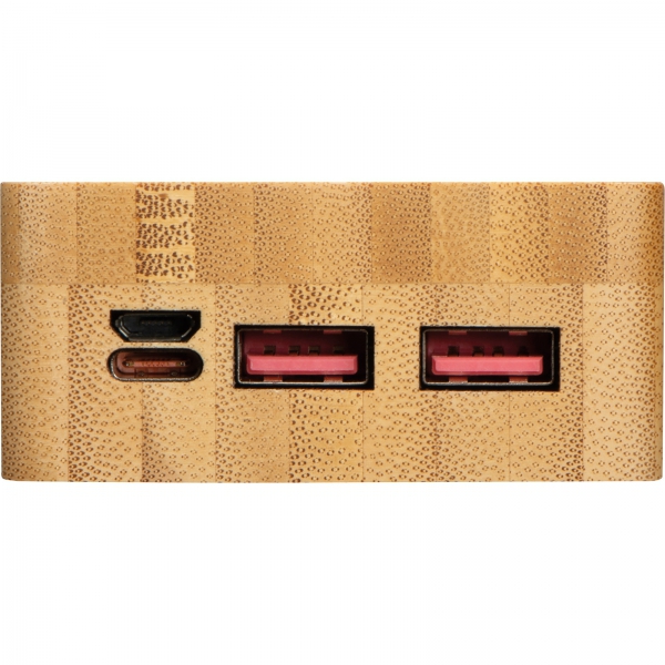 Power bank 20000 mAh bambusowy P085629K
