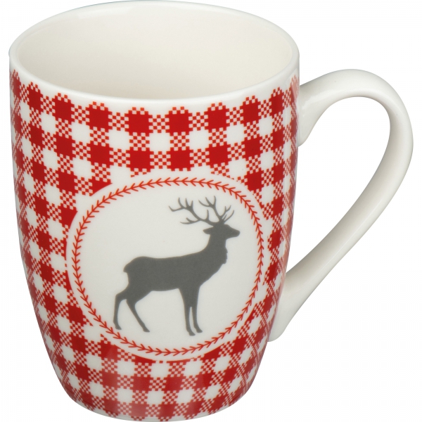 Zestaw 2 świątecznych kubków porcelanowych 300 ml P086833K 3 Zestaw 2 świątecznych kubków porcelanowych 300 ml P086833K