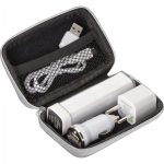 Zestaw podróżny power bank 2200 mAh i wtyczki P085612K