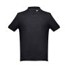 THC ADAM II. Męska bawełniana koszulka polo z krótkim rękawem P121941S czarny THC ADAM II. Męska bawełniana koszulka polo z krótkim rękawem P121941S czarny