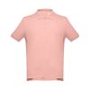 THC ADAM II. Męska bawełniana koszulka polo z krótkim rękawem P121941S łososiowy THC ADAM II. Męska bawełniana koszulka polo z krótkim rękawem P121941S łososiowy