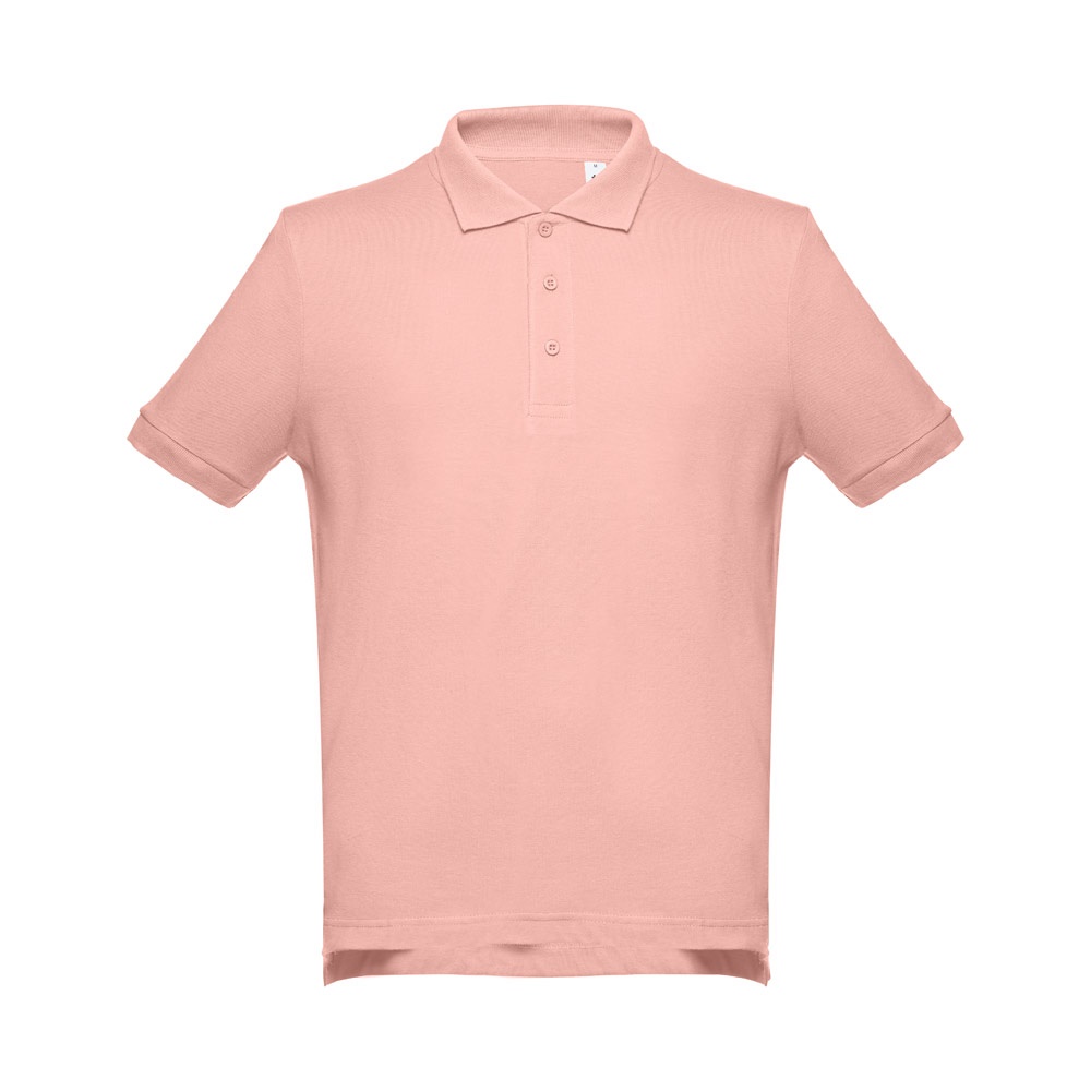 THC ADAM II. Męska bawełniana koszulka polo z krótkim rękawem P121941S łososiowy THC ADAM II. Męska bawełniana koszulka polo z krótkim rękawem P121941S łososiowy