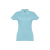 THC EVE II. Damski polo t-shirt P121953S błękitny THC EVE II. Damski polo t-shirt P121953S błękitny