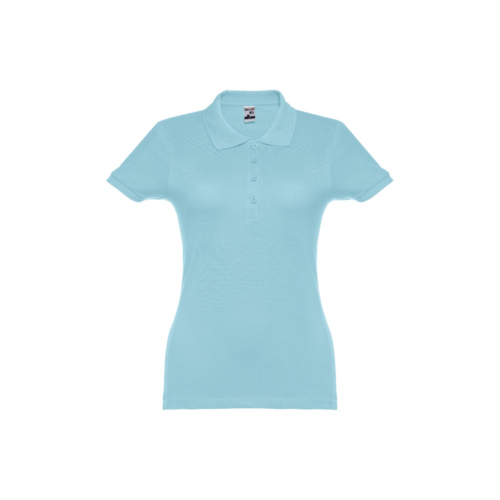 THC EVE II. Damski polo t-shirt P121953S błękitny THC EVE II. Damski polo t-shirt P121953S błękitny
