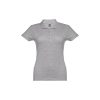 THC EVE II. Damski polo t-shirt P121953S jasnoy szary melanż THC EVE II. Damski polo t-shirt P121953S jasnoy szary melanż