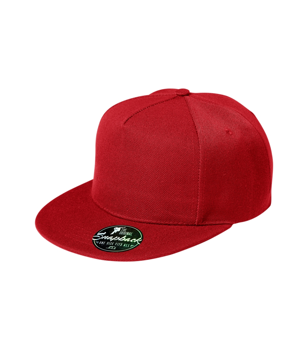Czapka unisex Rap 5P P027957F czerwony