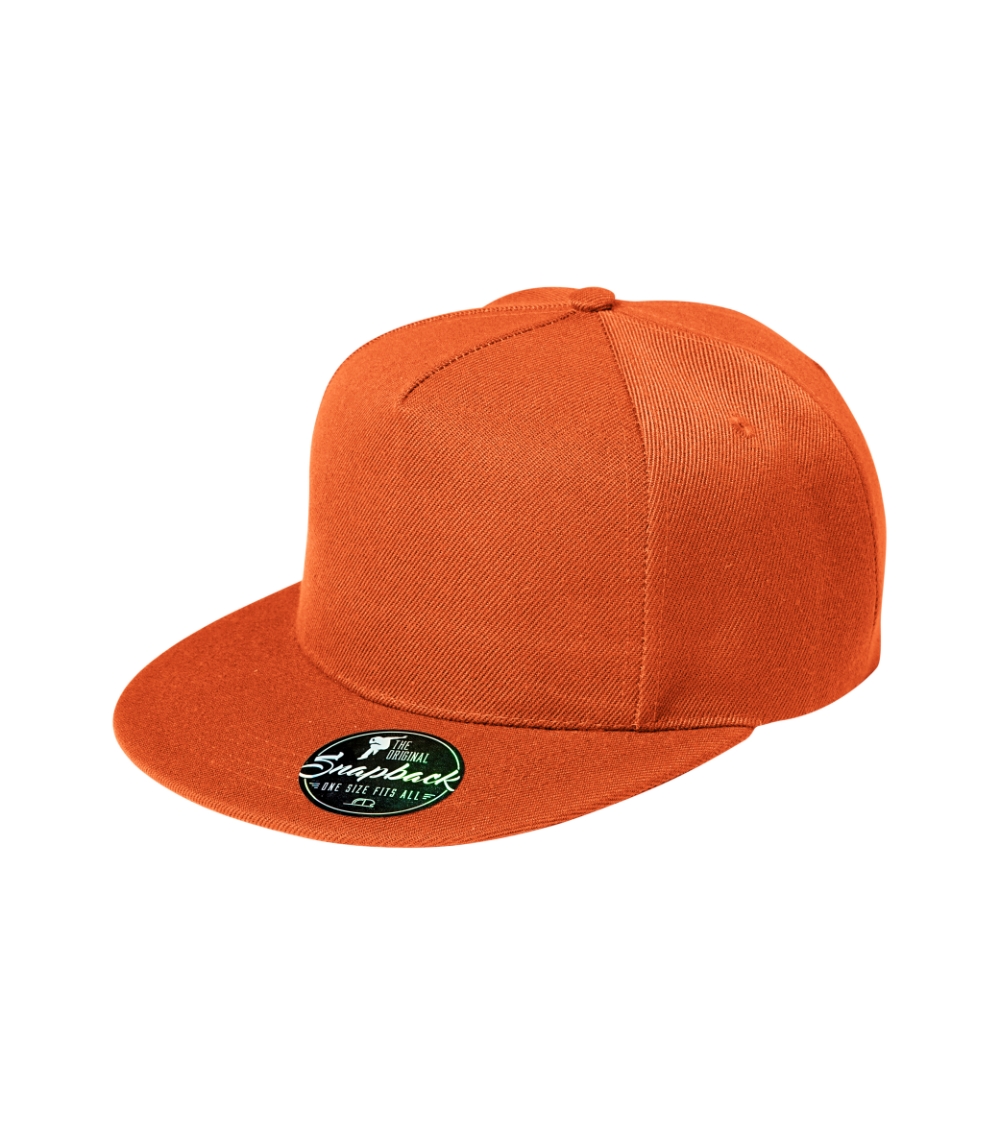 Czapka unisex Rap 5P P027957F pomarańczowy