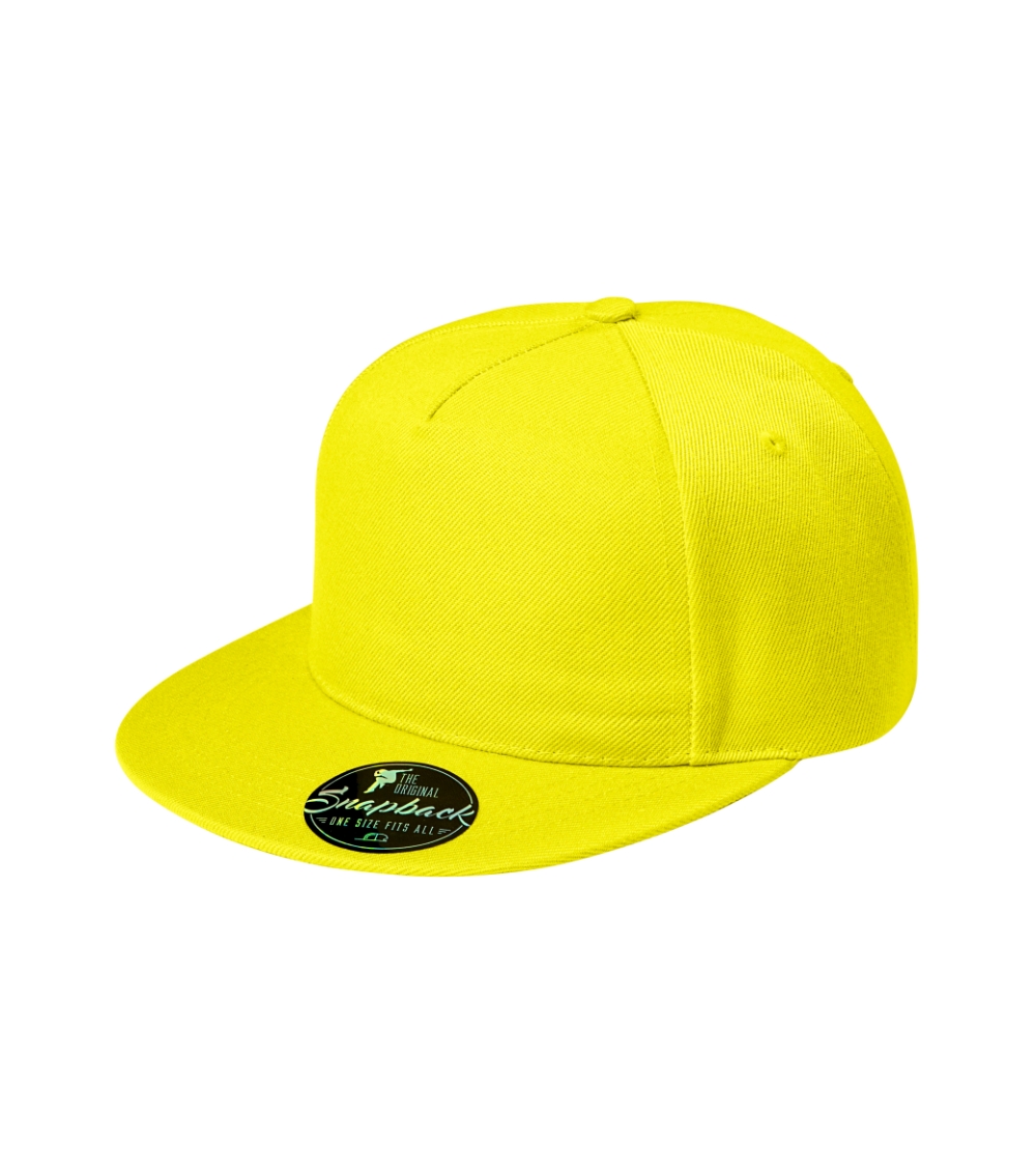 Czapka unisex Rap 5P P027957F cytrynowy