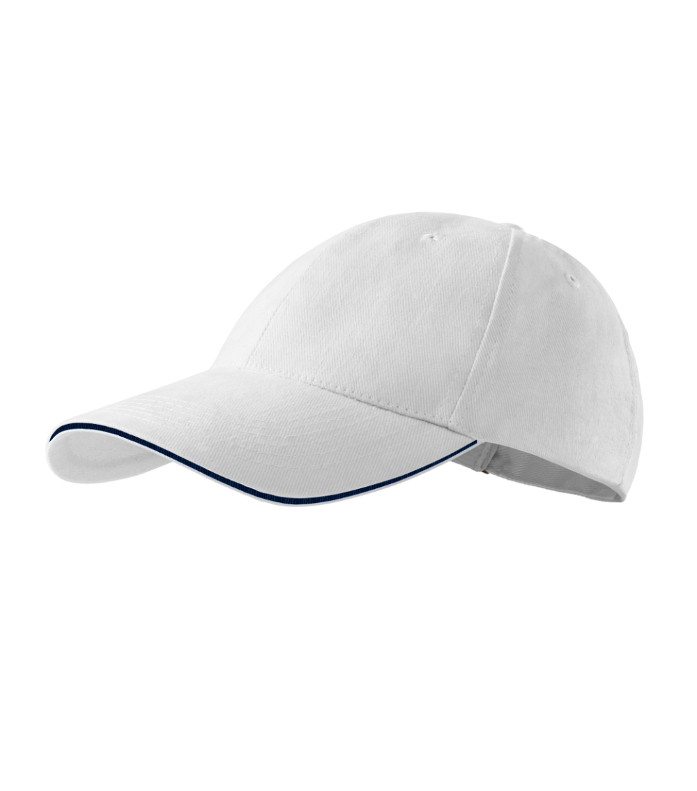 Czapka unisex Sandwich 6P P026007F biały
