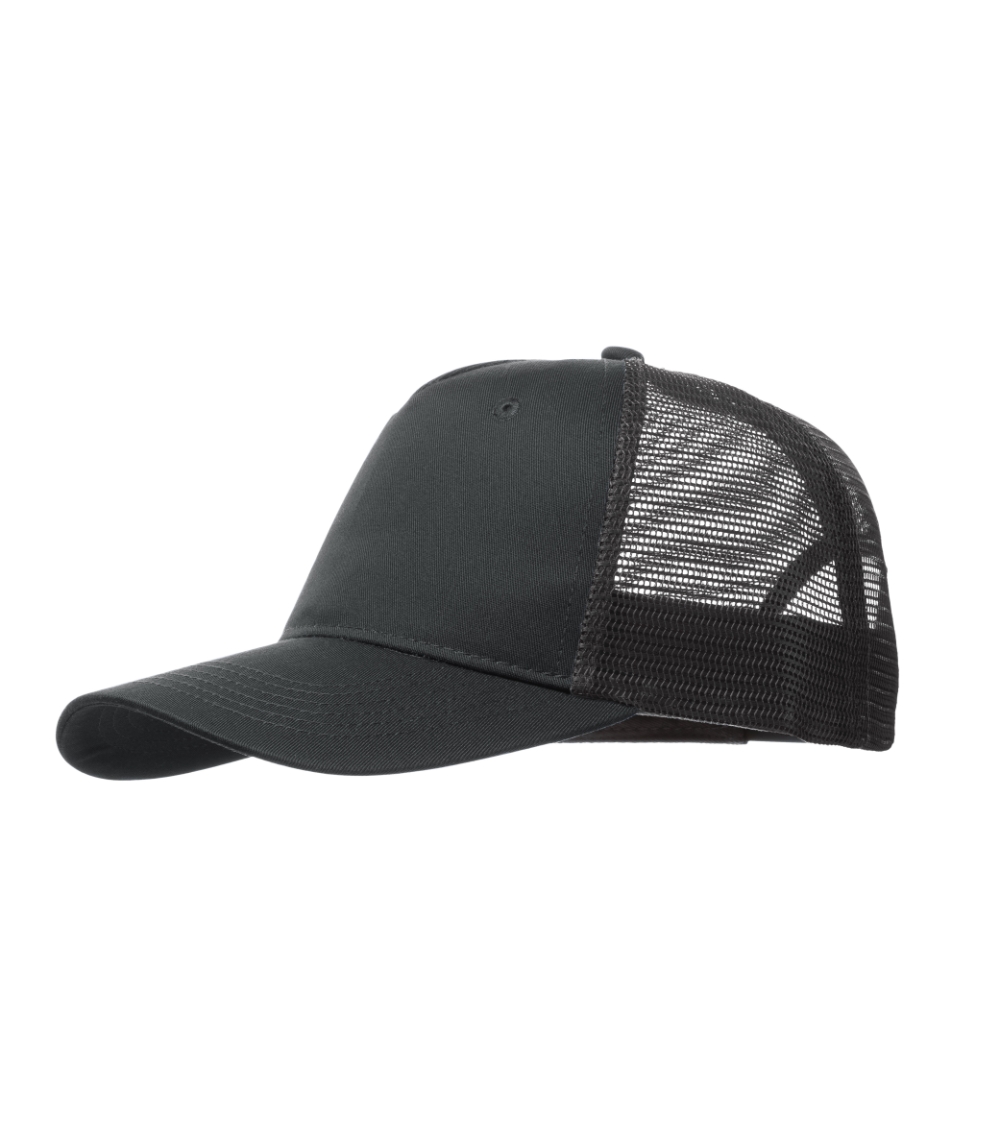 Trucker 5P Czapka unisex P067235F ebony gray Trucker 5P Czapka unisex P067235F ebony gray