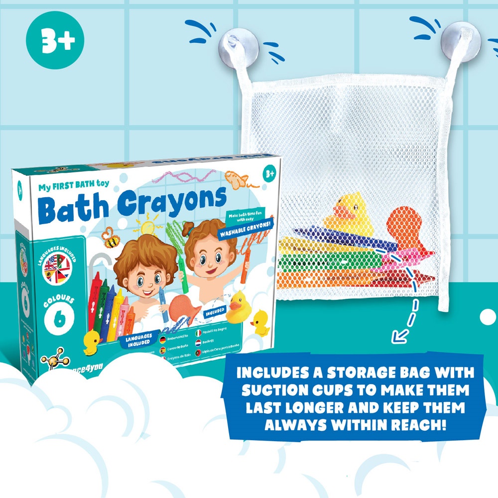 BATH CRAYONS. Zabawki edukacyjne dla dzieci P122168S