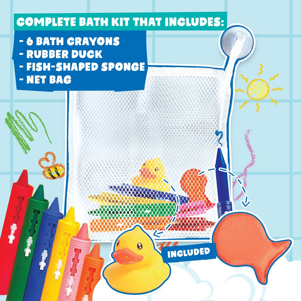 BATH CRAYONS. Zabawki edukacyjne dla dzieci P122168S
