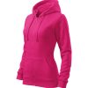 Bluza damska Trendy Zipper P025179F czerwień purpurowa