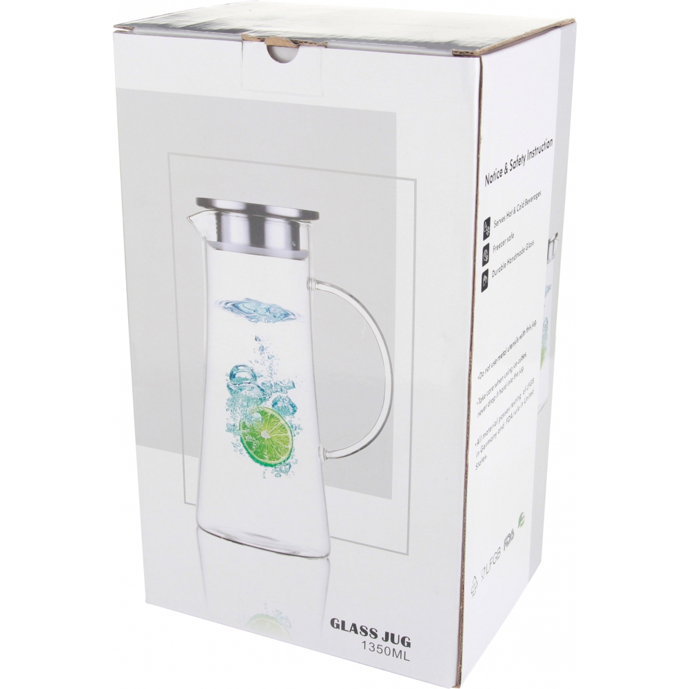 Dzbanek szklany z sitkiem 1350 ml P086031K 10 Dzbanek szklany z sitkiem 1350 ml P086031K