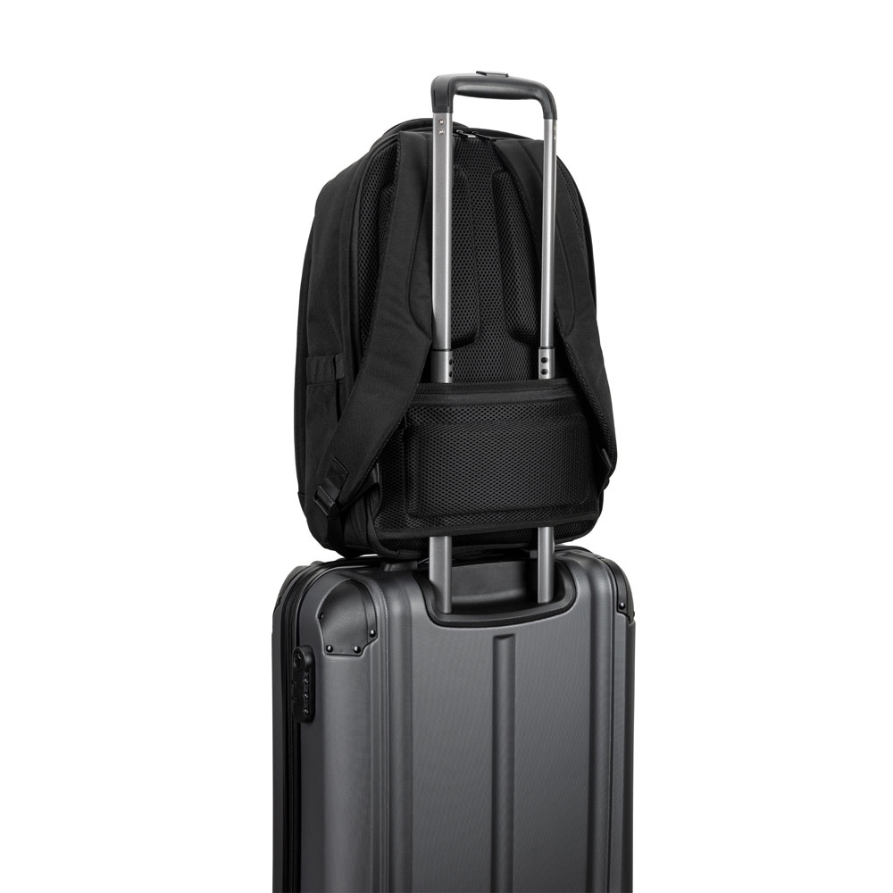 YANGON BPACK. Plecak antykradzieżowy, z diagonalu z powłoką hydrofobową i poliestru 600D z recyklingu o wysokiej gęstości, do laptopa 17. 3" P122191S 6 YANGON BPACK. Plecak antykradzieżowy, z diagonalu z powłoką hydrofobową i poliestru 600D z recyklingu o wysokiej gęstości, do laptopa 17. 3" P122191S