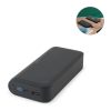 BECKER 20. Power bank 20 000 mAh z recyklingowanego ABS (100% rABS) z superszybką ładowarką bezprzewodową 15 W P122242S