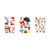 GLIMN. Zestaw sześciu arkuszy z figurkami świątecznymi i 3 arkusze naklejek P122248S