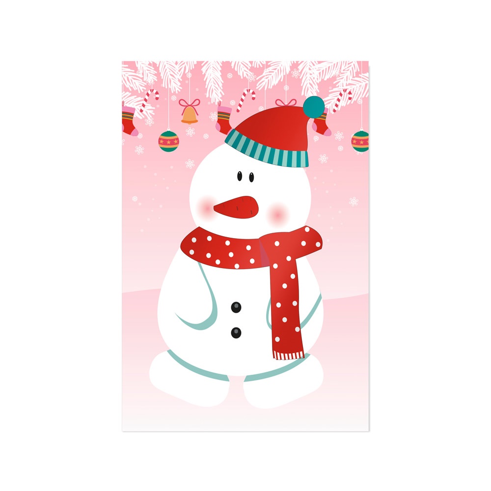 GLIMN. Zestaw sześciu arkuszy z figurkami świątecznymi i 3 arkusze naklejek P122248S