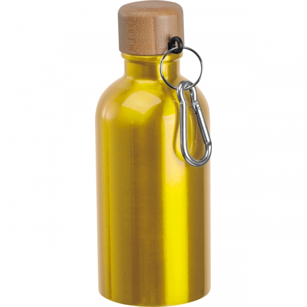 Butelka metalowa 400 ml P106671K żółty