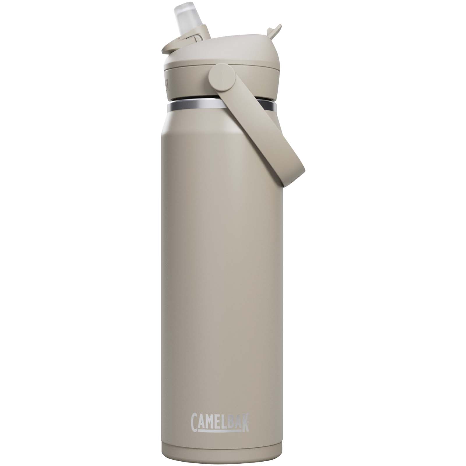 Camelbak® Thrive Flip VSS butelka na wodę ze stali nierdzewnej o pojemności 750 ml ze składaną słomką P123252C jasnoszary