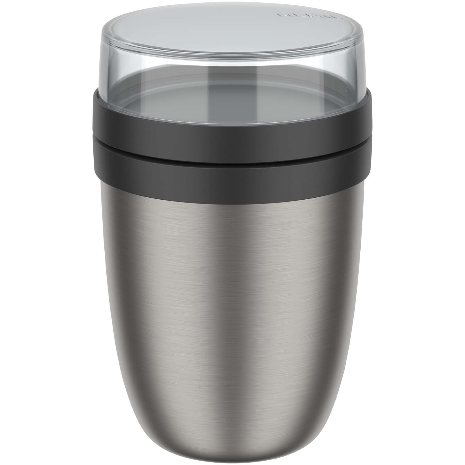 Mepal Ellipse izolowany pojemnik na lunch 2.0 P130837C czarny Mepal Ellipse izolowany pojemnik na lunch 2.0 P130837C czarny