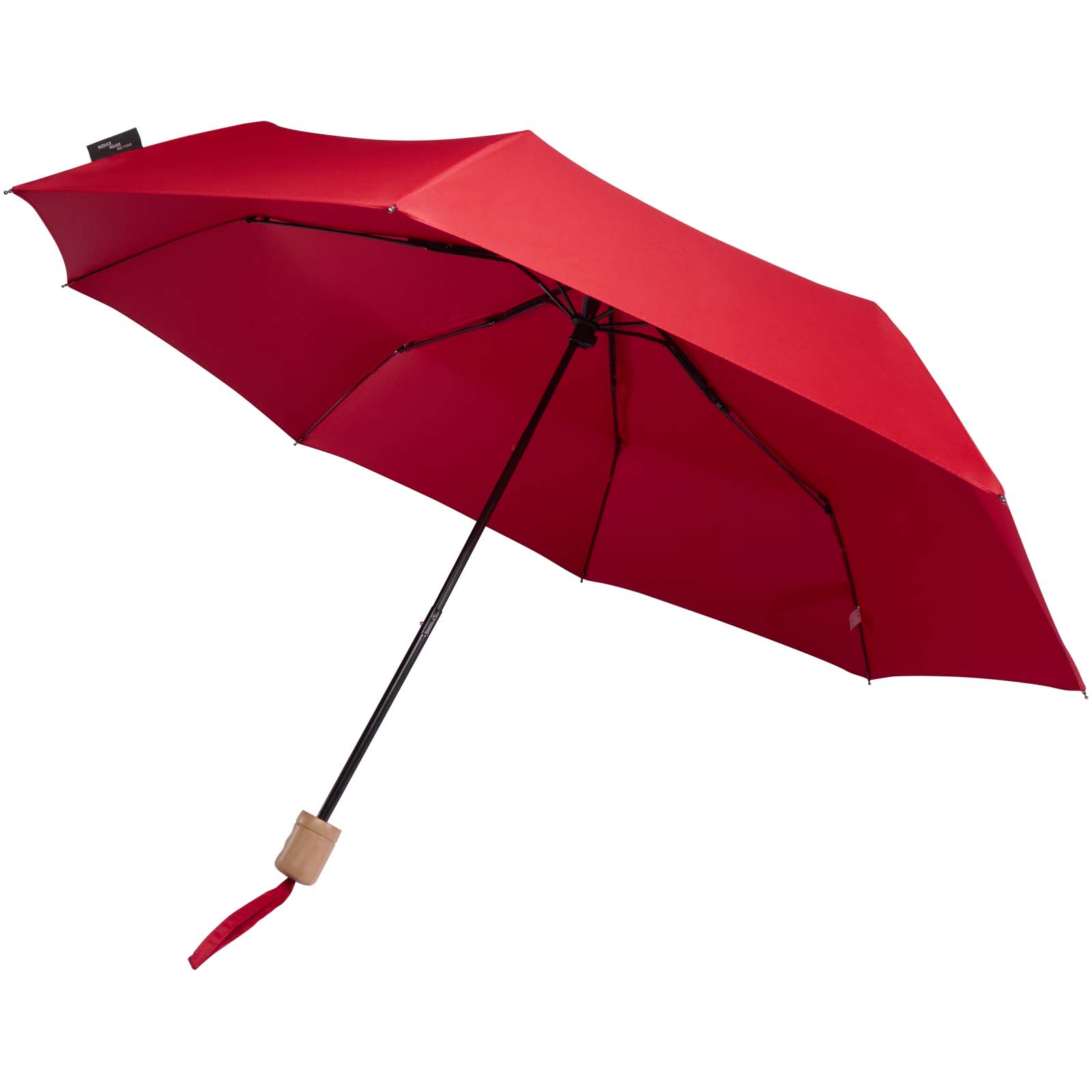 Dane Parasol RPET o średnicy 21" P123040C czerwony Dane Parasol RPET o średnicy 21" P123040C czerwony