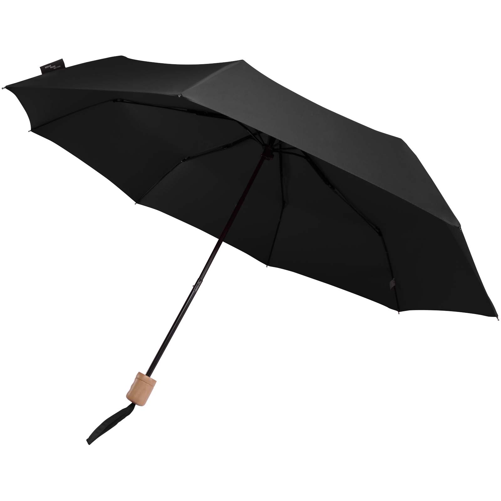 Dane Parasol RPET o średnicy 21" P123040C czarny Dane Parasol RPET o średnicy 21" P123040C czarny