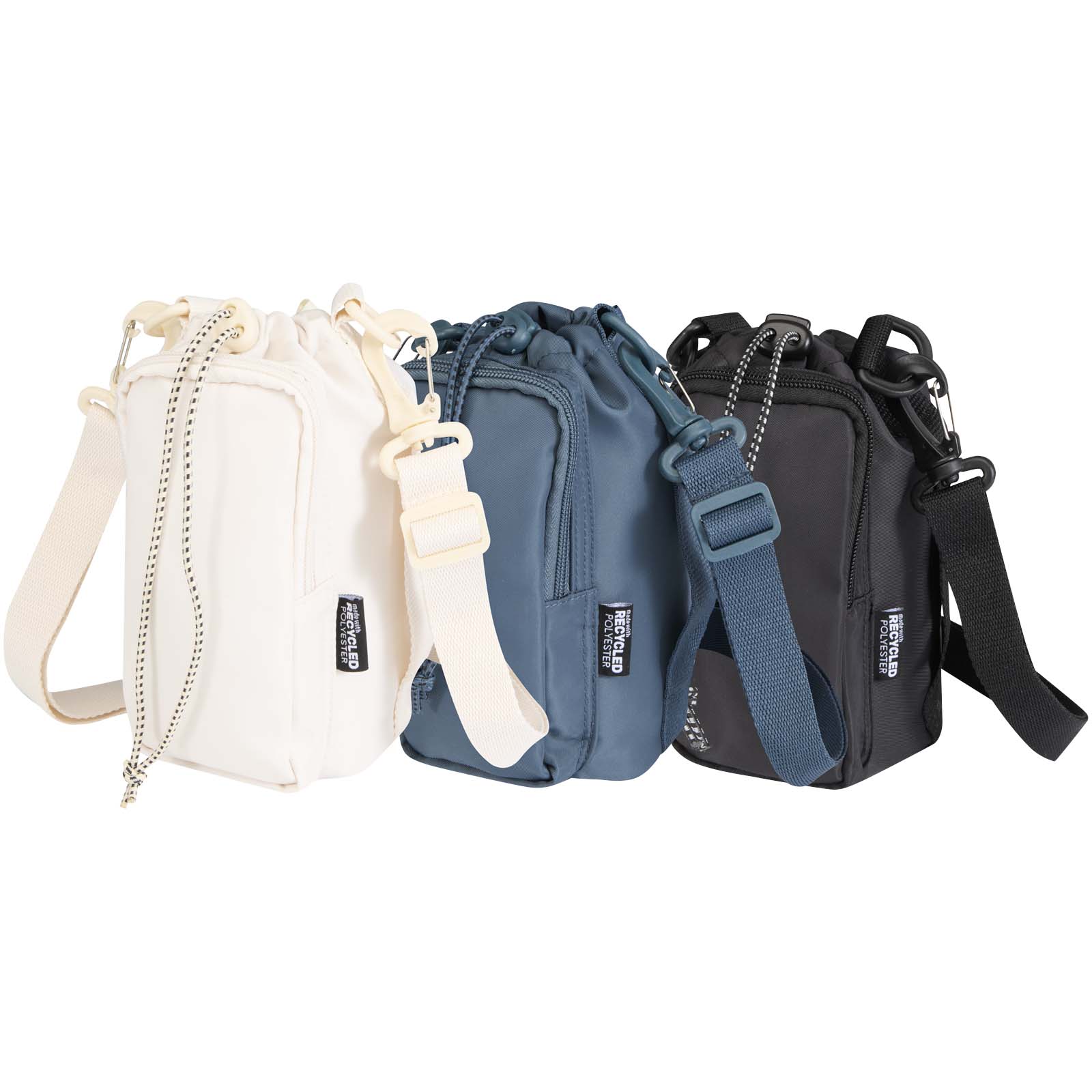 Trip Aware™, torba na butelki wykonana z materiałów z recyklingu, 2 l P123230C PFC-120765-W