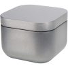 Tindra kwadratowa świeca w puszce o zapachu wanilii P123266C matted silver