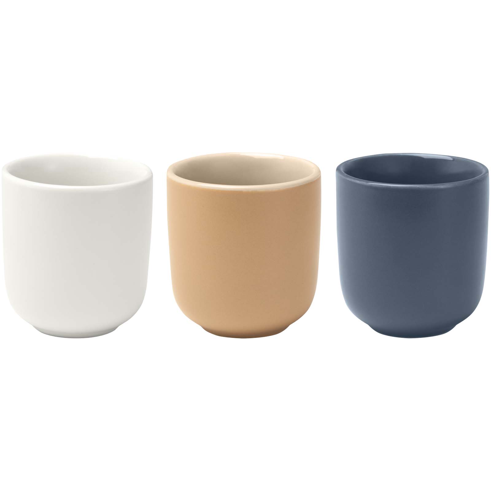 Male filiżanki ceramiczne do espresso o pojemności 90 ml - zestaw 2 sztuk P123309C PFC-126397-W Male filiżanki ceramiczne do espresso o pojemności 90 ml - zestaw 2 sztuk P123309C PFC-126397-W