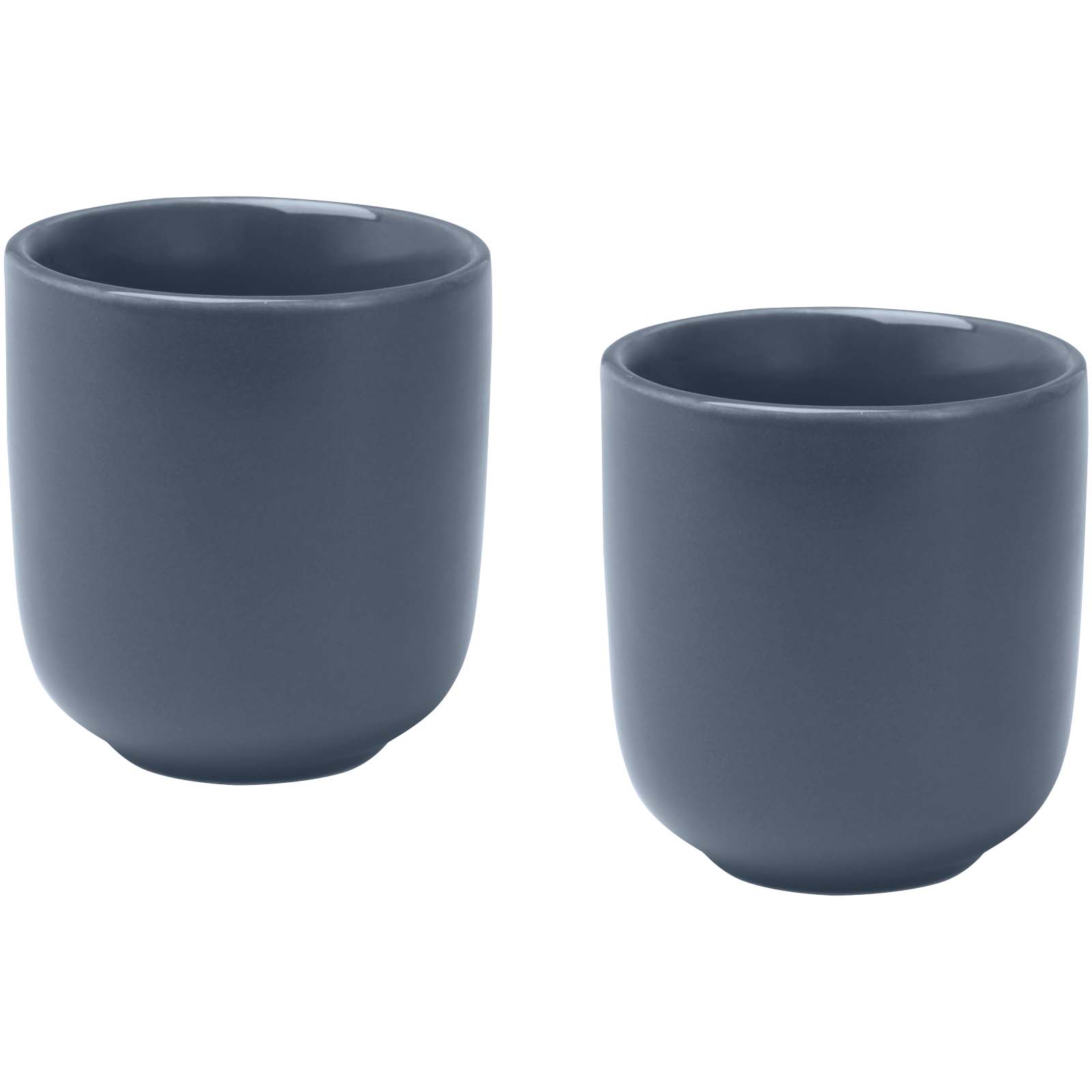 Male filiżanki ceramiczne do espresso o pojemności 90 ml - zestaw 2 sztuk P123309C hale blue