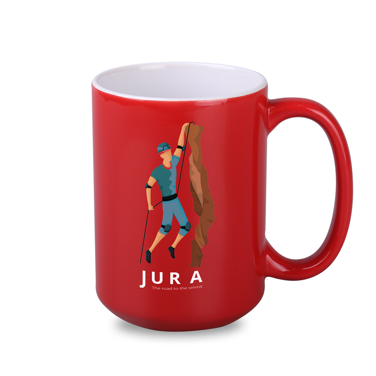 Kubek Nevada 450 ml P102181M czerwony / biały