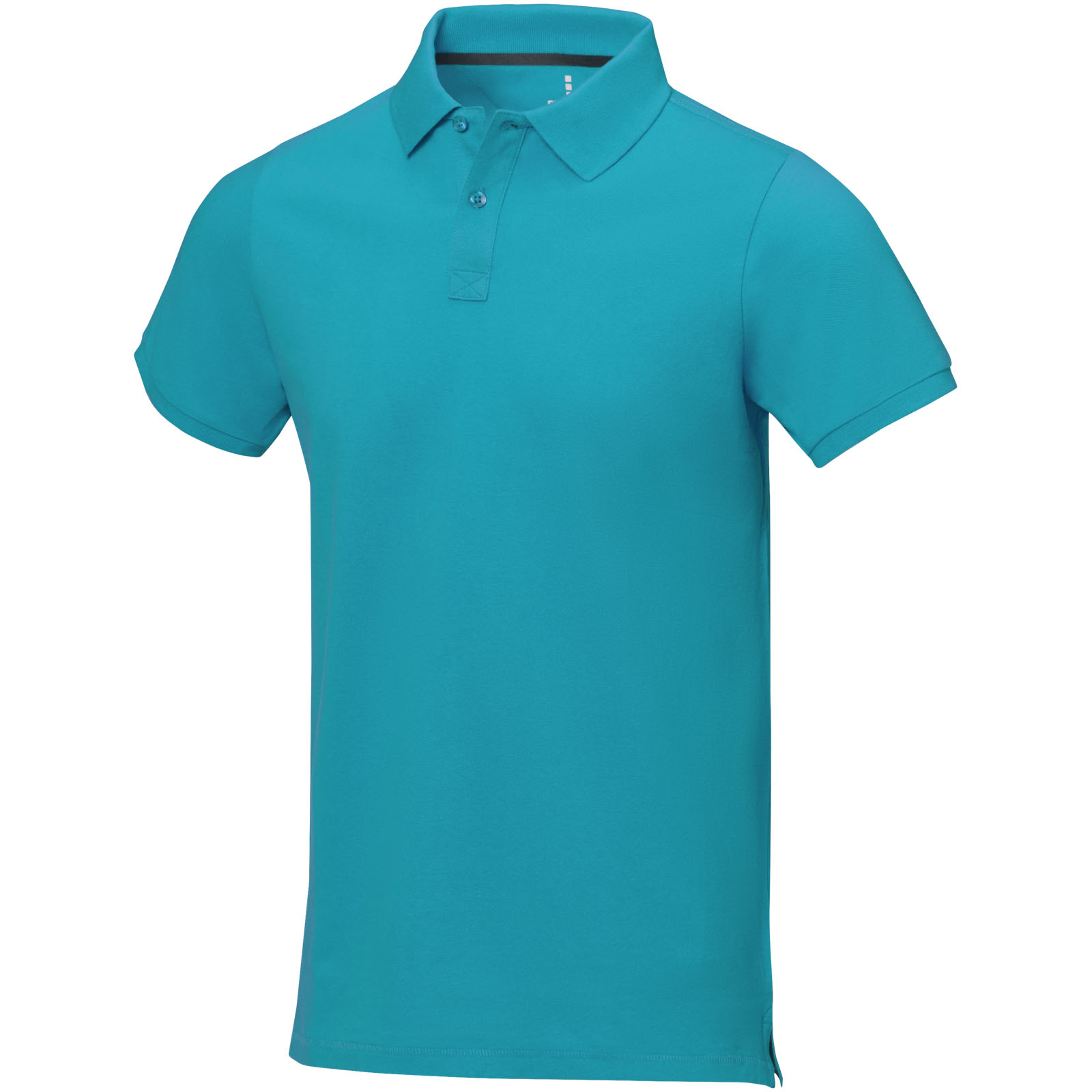 Męskie polo Calgary z krótkim rękawem P070804C morski