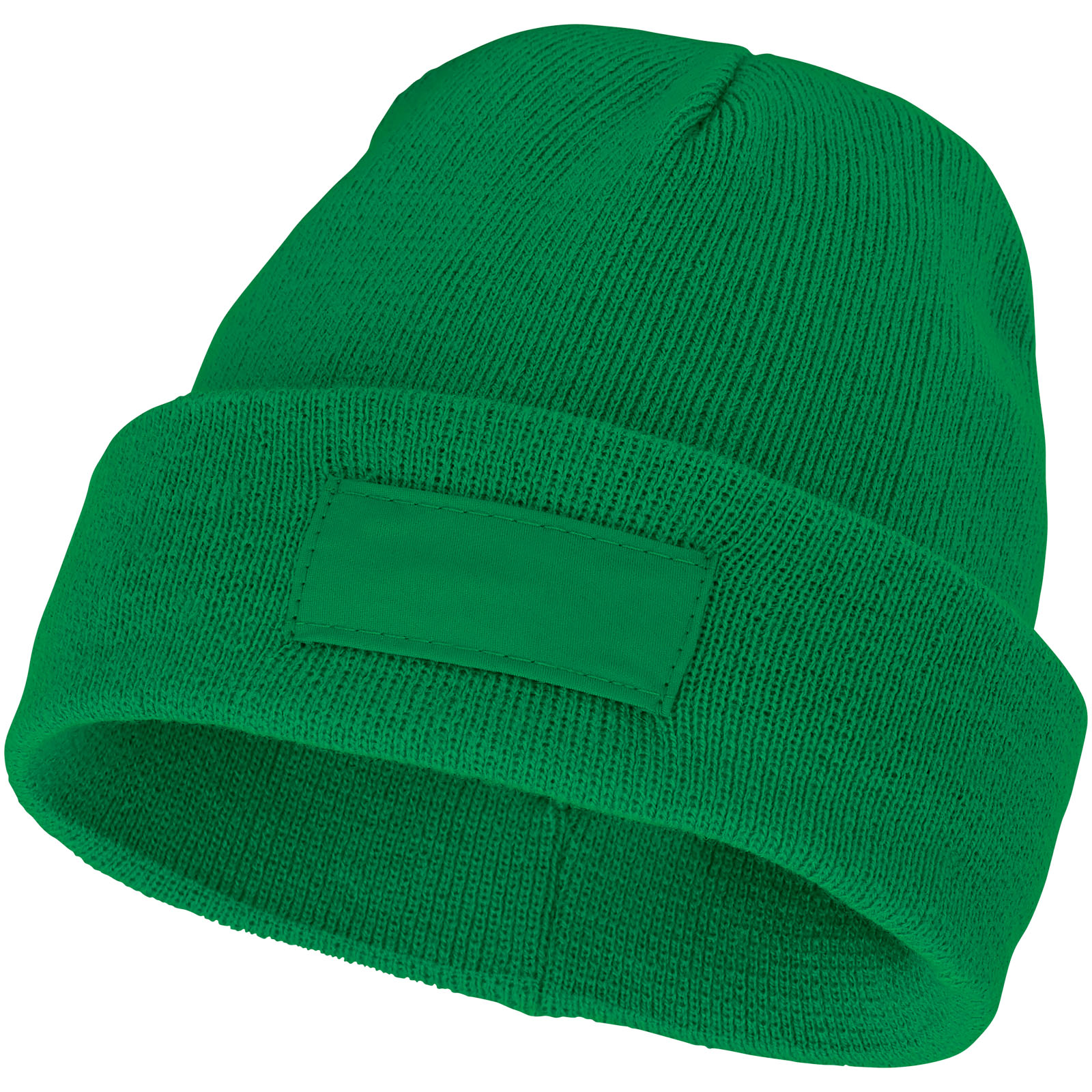 Czapka typu beanie Boreas z naszywką P071901C zielona paproć