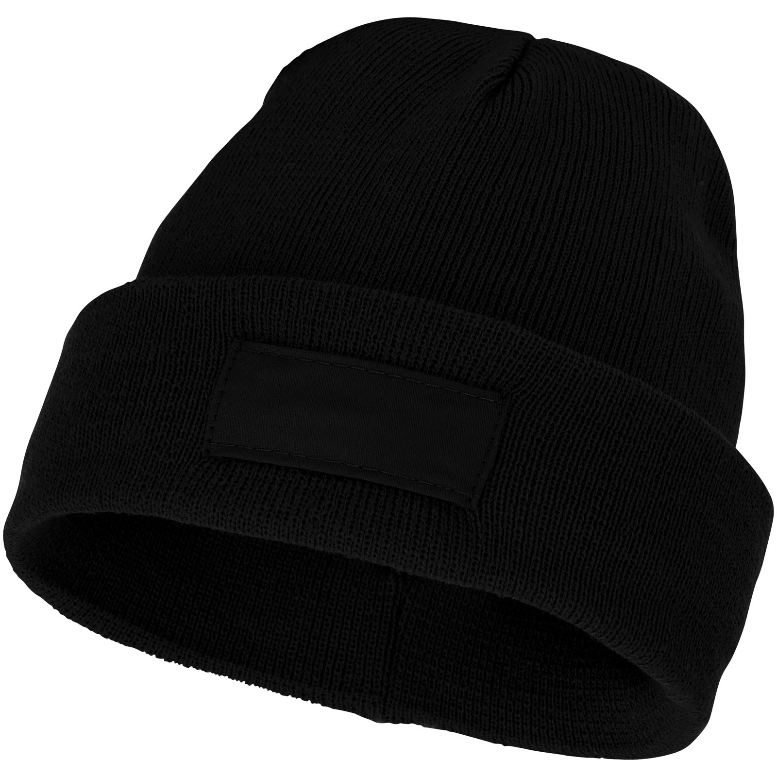 Czapka typu beanie Boreas z naszywką P071901C czarny