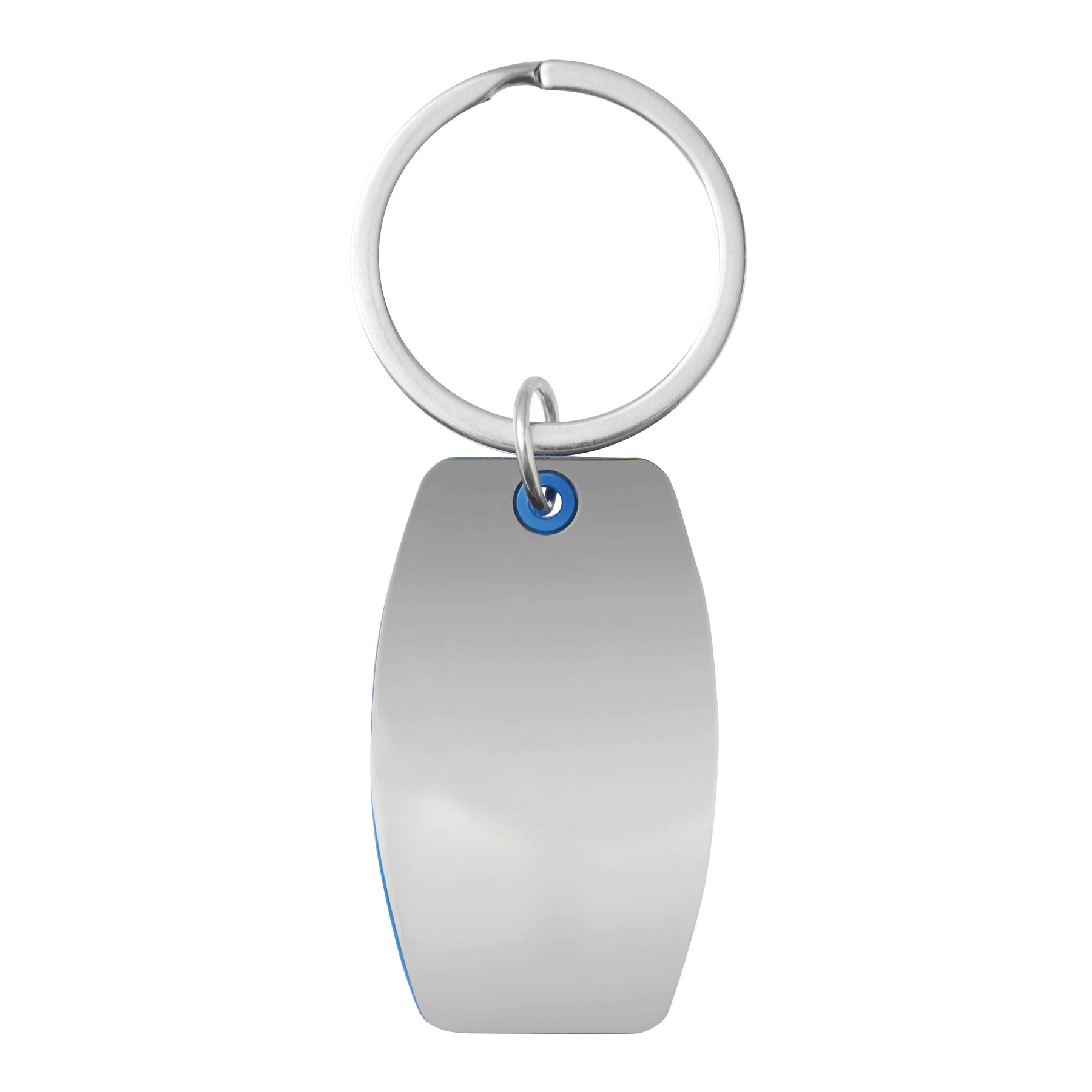 Breloczek do kluczy MIRROR P132287I niebieski / srebrny