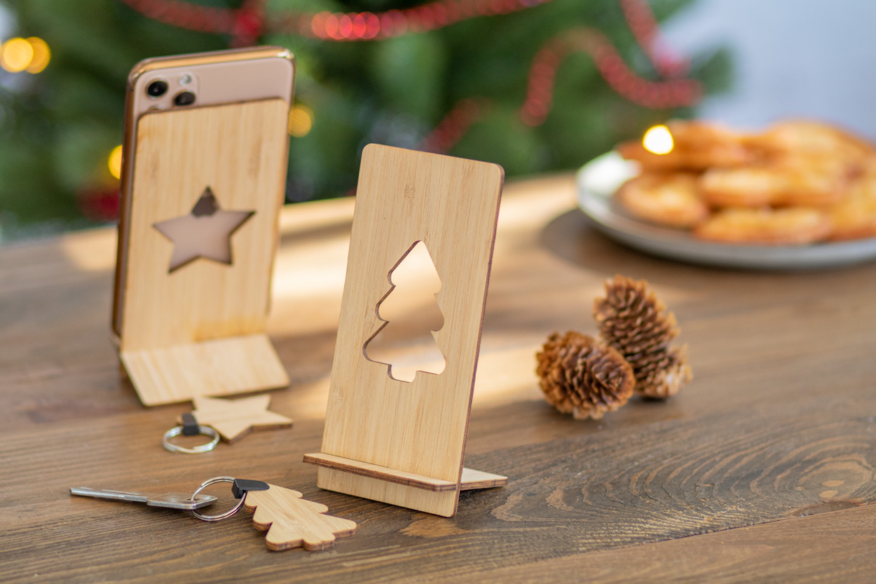 świąteczny uchwyt na telefon P131154D