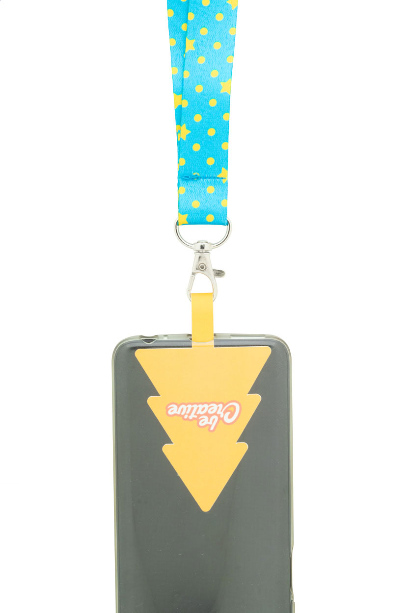 Personalizowana smycz RPET z uchwytem na telefon P131222D