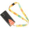 Personalizowana smycz RPET z uchwytem na telefon P131223D